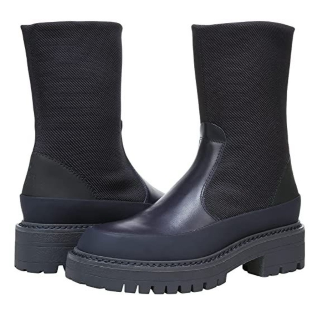 Sarto by Franco Sarto Fassina Bootie In Marino Glove Boot Sock Boot Size 7